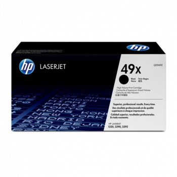 Тонер-картридж HP 49X, черный, 6000 стр, (Q5949X)