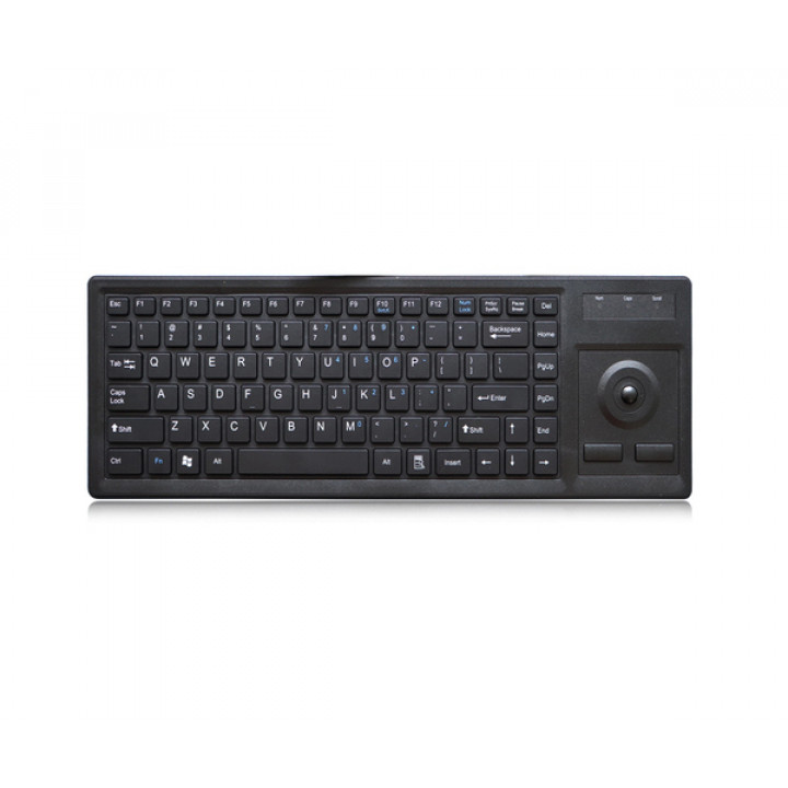 Промышленная клавиатура Key Technology K-TEK-C400TB-FN-DT-US-USB (английская раскладка, 88 клавиш, мини-трекбол, IP65, USB)