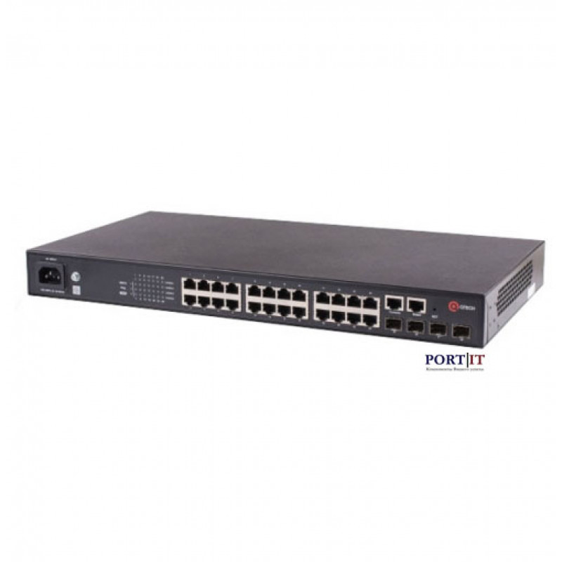 Управляемый коммутатор уровня L3 Qtech QSW-3450-28T-AC