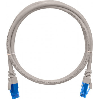 Коммутационный шнур U/UTP 4 пары, категория 6, 10м NIKOMAX NMC-PC4UE55B-100-GY