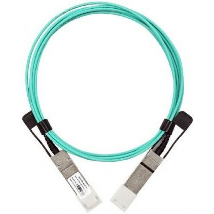Кабель QSFP28 LR-LINK LRAOC-QSFP28-5M (AOC, 5 м, бирюзовый) Кабель QSFP28 LR-LINK LRAOC-QSFP28-5M (AOC, 5 м, бирюзовый)