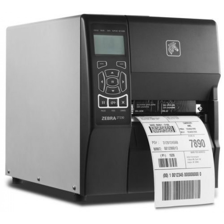 Принтер этикеток Zebra ZT23042-T0E200FZ (ZT230, 203 dpi, Serial, USB, Ethernet)