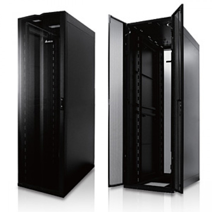 Шкаф телекоммуникационный Delta Electronics 3313022200 (19", 42U, 800*1100*2000, нагрузка 1100кг)