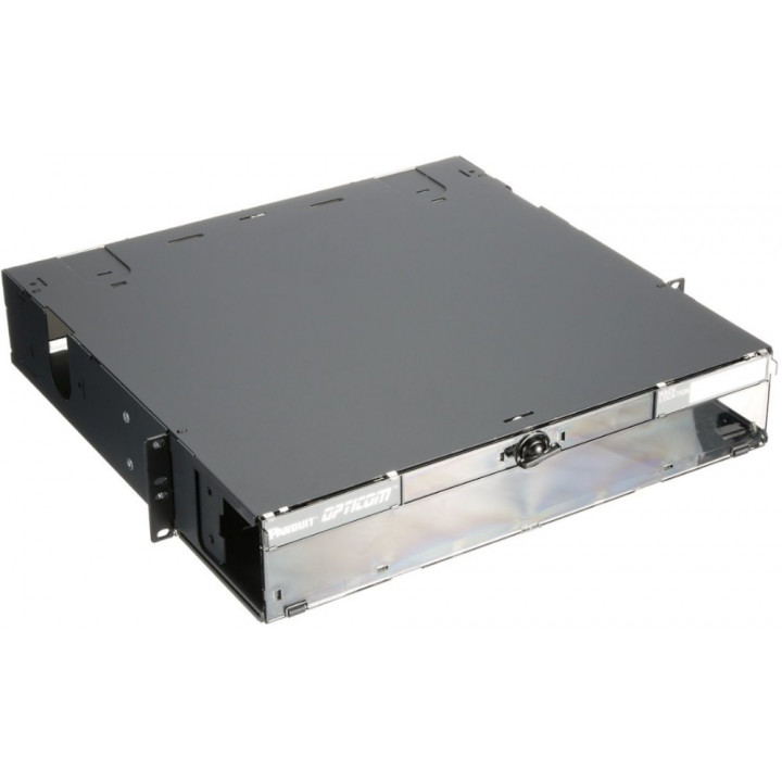 Полка Panduit FCE2U (19", 2U, выдвижная, под 8 панелей FAP)