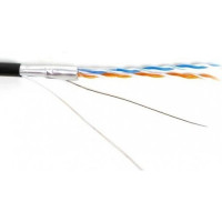 Кабель Hyperline FUTP2-C5-S24-OUT-PE-BK-500