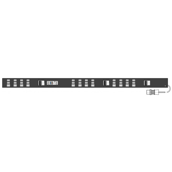 Устройство распределения электропитания Exagate PWG2-9363-324-912-TIP (63A Three Phase ZeroU, 36 x IEC Sockets)