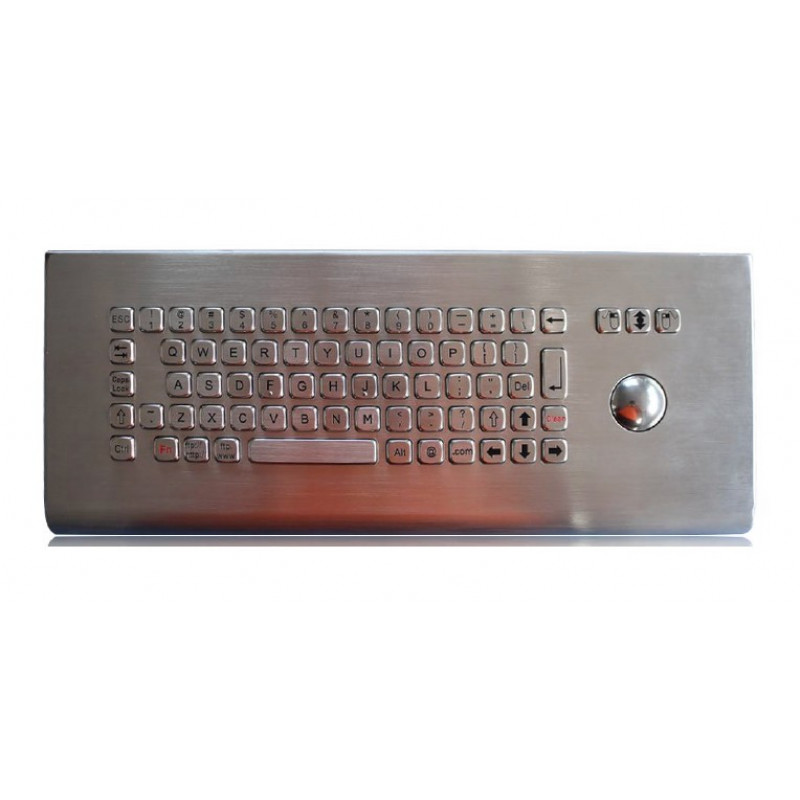 Антивандальная клавиатура Key Technology K-TEK-A343-MTB-MDT-DWP-US/RU-USB (настольная/настенная, IP65, 71 клавиша, трекбол)