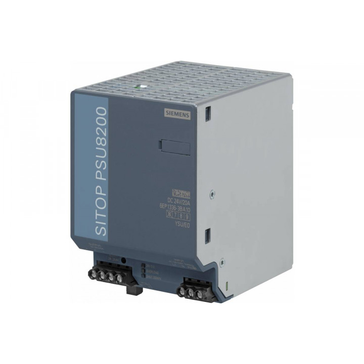 Стабилизированный блок питания Siemens 6EP1336-3BA10 (SITOP PSU8200 20A, 24В/20А, 120-230В AC/110-220В DC) Стабилизированный блок питания Siemens 6EP1336-3BA10 (SITOP PSU8200 20A, 24В/20А, 120-230В AC/110-220В DC)