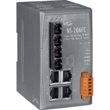 Промышленный коммутатор ICP DAS NS-206FC CR