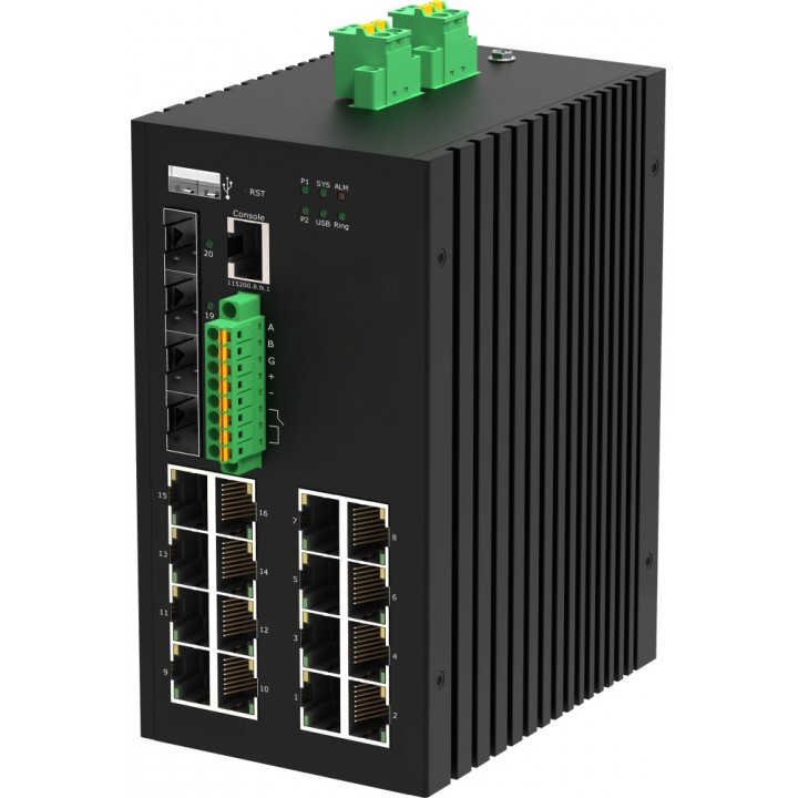 Коммутатор NIKOMAX GL-SW-G307-16P4ST-I (промышленный L3, DIN-рейка, 16xGbE PoE, 4xSFP+, -40+70°C) Коммутатор NIKOMAX GL-SW-G307-16P4ST-I (промышленный L3, DIN-рейка, 16xGbE PoE, 4xSFP+, -40+70°C)