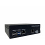Управляемый USB over IP концентратор DistKontrolUSB-4 3.0 (4 порта USB 3.2 Gen1, до 5 Гбит/с, Ethernet/Wi-Fi)