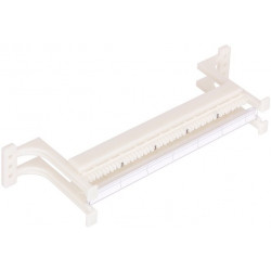 Настенный блок NIKOMAX 110 типа, 50 пар, с ногами и cъемной этикеткой, NMC-CB110-50L Настенный блок NIKOMAX 110 типа, 50 пар, с ногами и cъемной этикеткой, NMC-CB110-50L