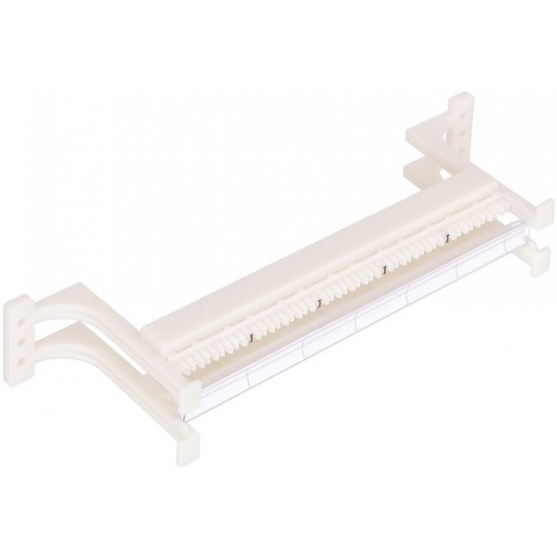 Настенный блок NIKOMAX 110 типа, 50 пар, с ногами и cъемной этикеткой, NMC-CB110-50L
