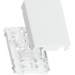 Корпус оптической розетки NIKOMAX NMF-WO2-BLANK-CP-WT