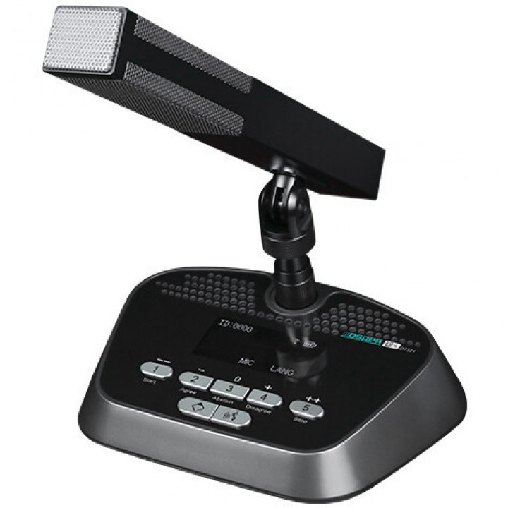 Микрофон DSPPA D7321 (5G WiFi, председателя, с функцией голосования) Микрофон DSPPA D7321 (5G WiFi, председателя, с функцией голосования)