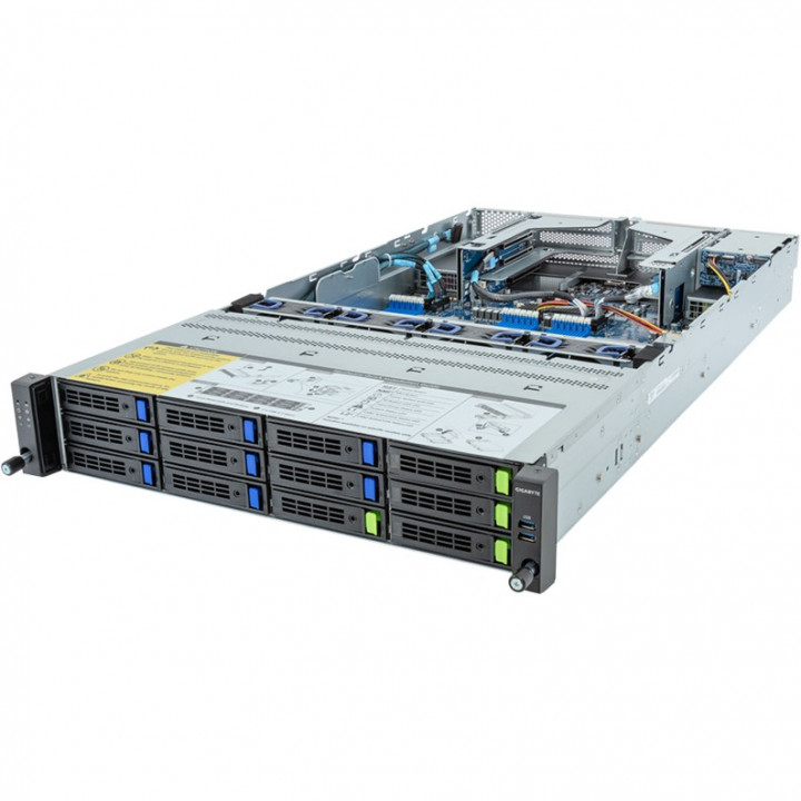 Серверная платформа GIGABYTE R283-Z91-AAD1 (AMD EPYC 9004, 2U, 12+2 Bay, Gen4) Серверная платформа GIGABYTE R283-Z91-AAD1 (AMD EPYC 9004, 2U, 12+2 Bay, Gen4)