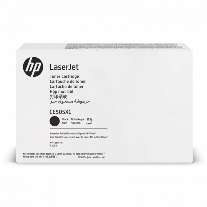 Тонер-картридж HP CE505XC (черный, 6500 стр.)