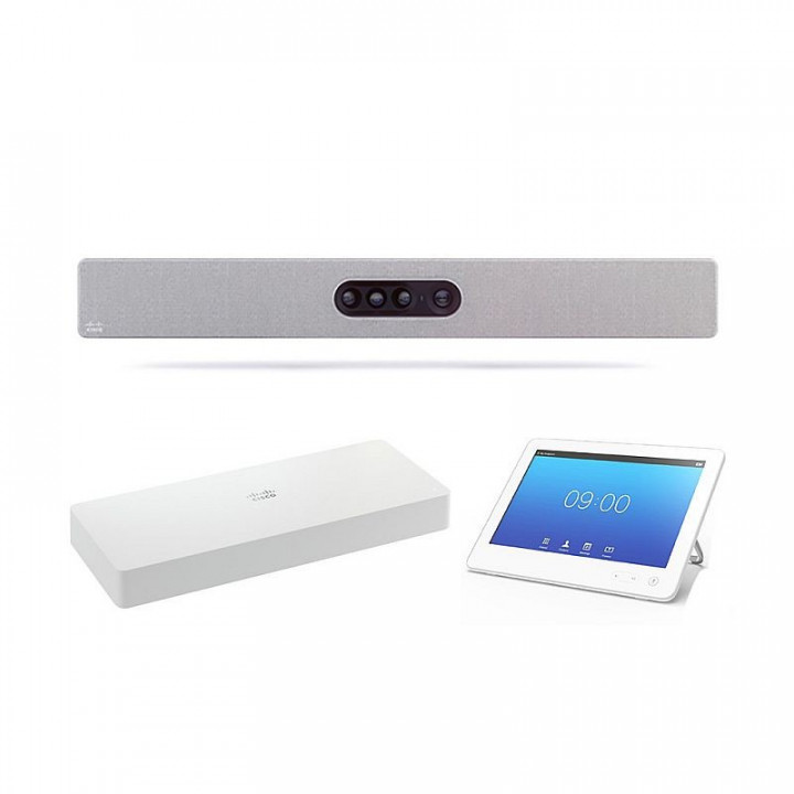 Система видеоконференцсвязи Cisco Webex Room Kit CS-KITPLUS-K9 (кодек CS-CODEC-PLUS+, камера CS-QUADCAM+, панель CTS-CTRL-DVX-10)