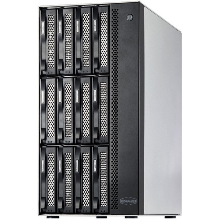 Сетевое хранилище TerraMaster T12-423 (Quad-Core 2.0 ГГц, 8 ГБ RAM, 12xSATA, 1xM.2 NVMe, 2x2.5GbE)