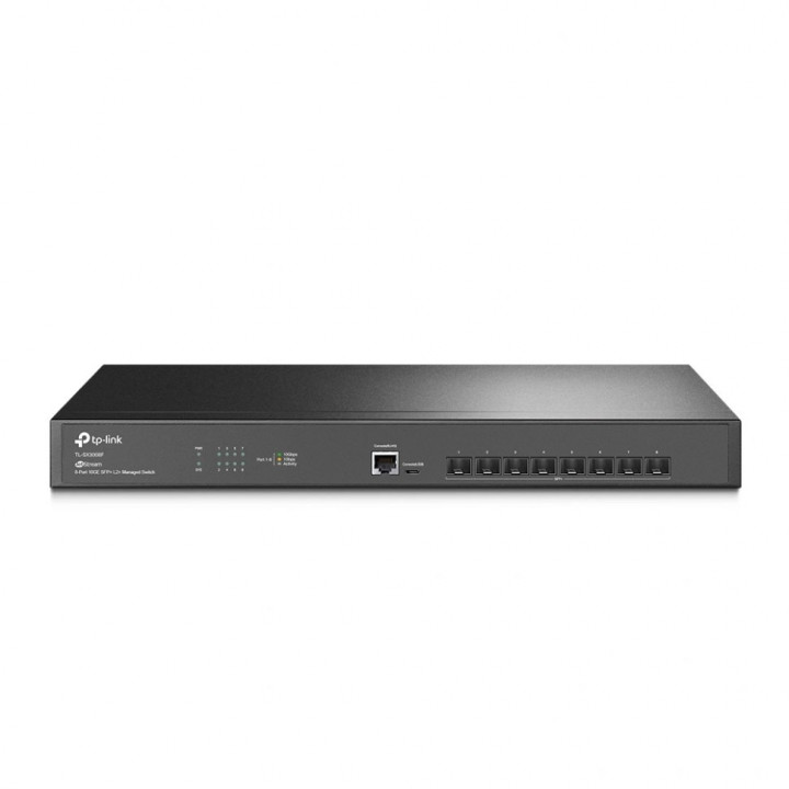 Коммутатор TP-Link TL-SX3008F (управляемый уровня 2+, 8 портов SFP+ 10GE)