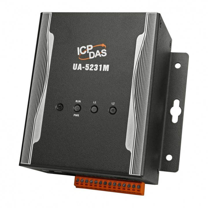 Шлюз ICP DAS UA-5231M (IIoT, ARM 1 ГГц, 1xEthernet, 2xRS-232/485, Linux, Modbus, MQTT, OPC UA)