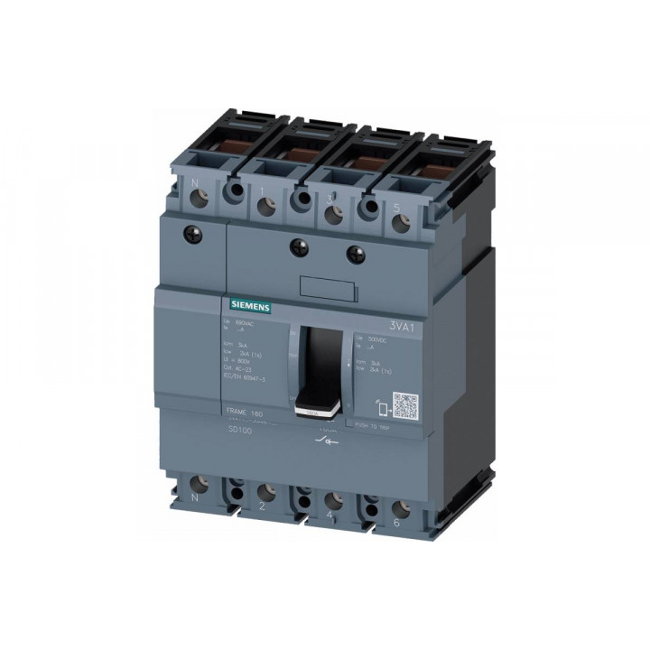 Разъединитель Siemens 3VA1163-1AA46-0AA0 (4-полюсный, In=63A, кабельное присоединение) Разъединитель Siemens 3VA1163-1AA46-0AA0 (4-полюсный, In=63A, кабельное присоединение)
