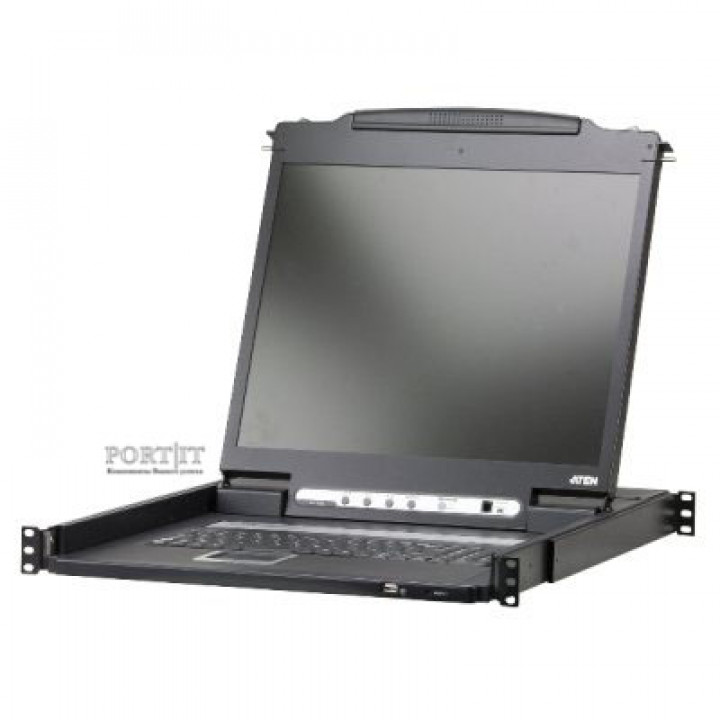 Переключатель KVM ATEN KL1508AiN-AXA-RG (8 портов, LCD 19", IP-управление) Переключатель KVM ATEN KL1508AiN-AXA-RG (8 портов, LCD 19", IP-управление)