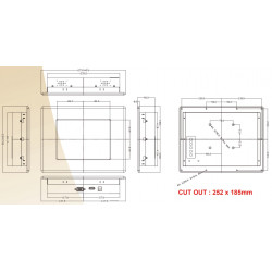 Промышленный монитор Winmate R08L200-PMU1/IT/U