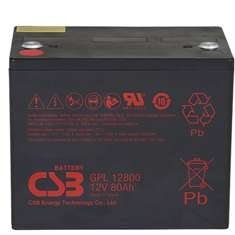 Аккумулятор CSB GPL12800