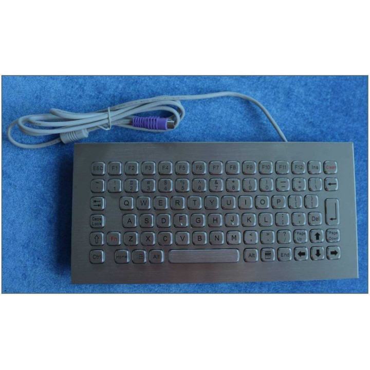 Промышленная клавиатура Key Technology K-TEK-A290-FN-DWP-US/RU-USB (встраиваемая, IP65, русифицированная, 83 клавиши, USB)