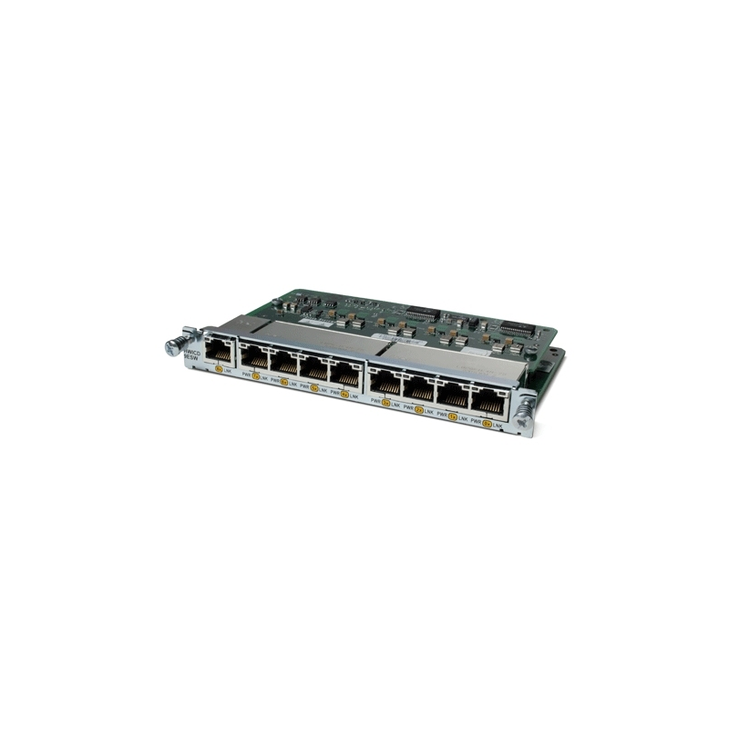 Модуль Cisco HWIC-D-9ESW-POE= (9 портов Ethernet, PoE)