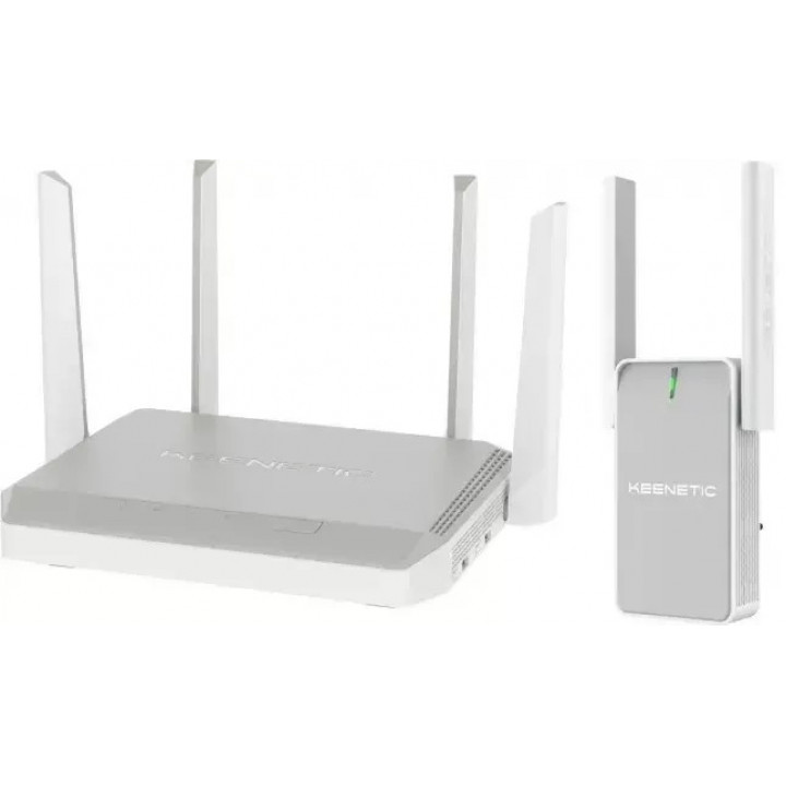 Маршрутизатор Keenetic KN-2710 + KN-3311 (AC2600, 10/100/1000BASE-TX/SFP, 4g ready, серый)