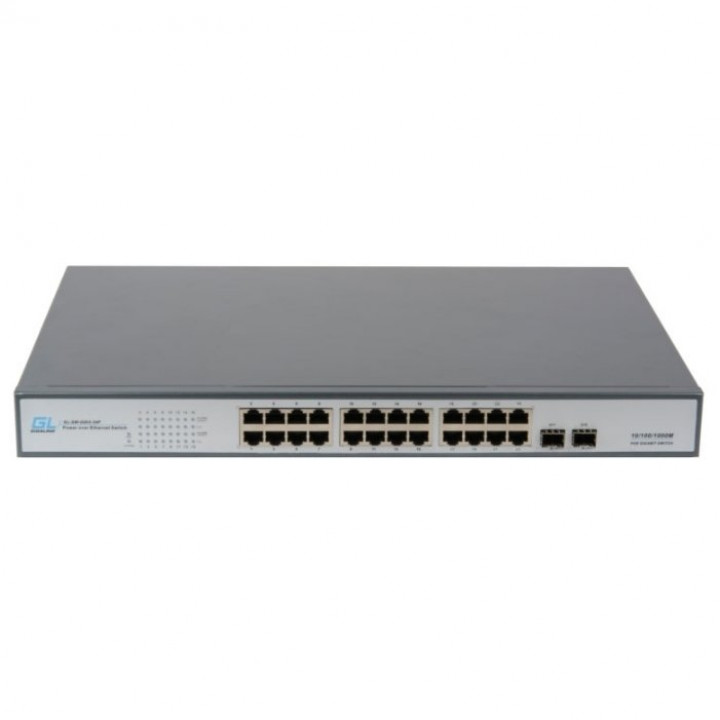 Коммутатор NIKOMAX (GIGALINK) GL-SW-G003-24P (неуправляемый, 24xPoE 1Гбит/с, 2xSFP, 250Вт) Коммутатор NIKOMAX (GIGALINK) GL-SW-G003-24P (неуправляемый, 24xPoE 1Гбит/с, 2xSFP, 250Вт)