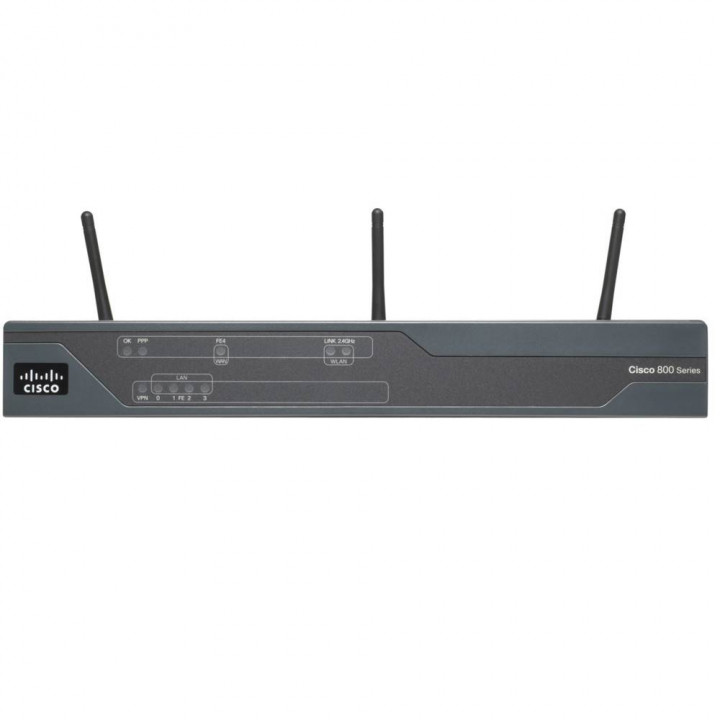 Маршрутизатор Cisco C881W-E-K9 (Cisco 881 Eth Sec Router with 802.11n ETSI Compliant)