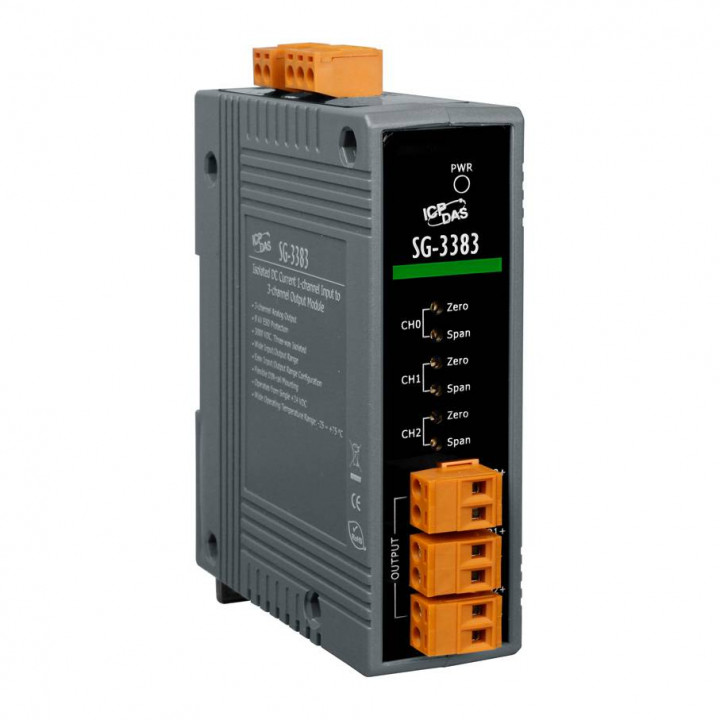 Модуль ICP DAS SG-3383 CR (Isolated DC Current 1-channel Input to 3-channel Output Module (Gray Cover) (RoHS)) Модуль ICP DAS SG-3383 CR (Isolated DC Current 1-channel Input to 3-channel Output Module (Gray Cover) (RoHS))