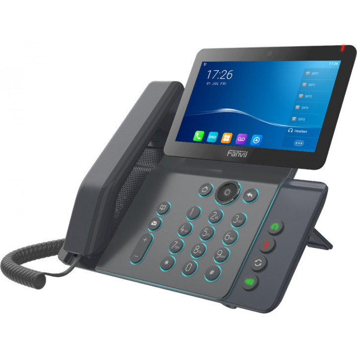 VoIP-телефон Fanvil (Linkvil) V67 (Android, 20 SIP-линий, 7" экран, Wi-Fi, камера)