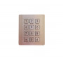 Клавиатура вандалозащищённая Key Technology K-TEK-B88KP-BL-DWP (встраиваемая, IP65, 12 клавиш, панель из нерж. стали, USB, PS/2)