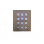 Клавиатура вандалозащищённая Key Technology K-TEK-B88KP-BL-DWP (встраиваемая, IP65, 12 клавиш, панель из нерж. стали, USB, PS/2)