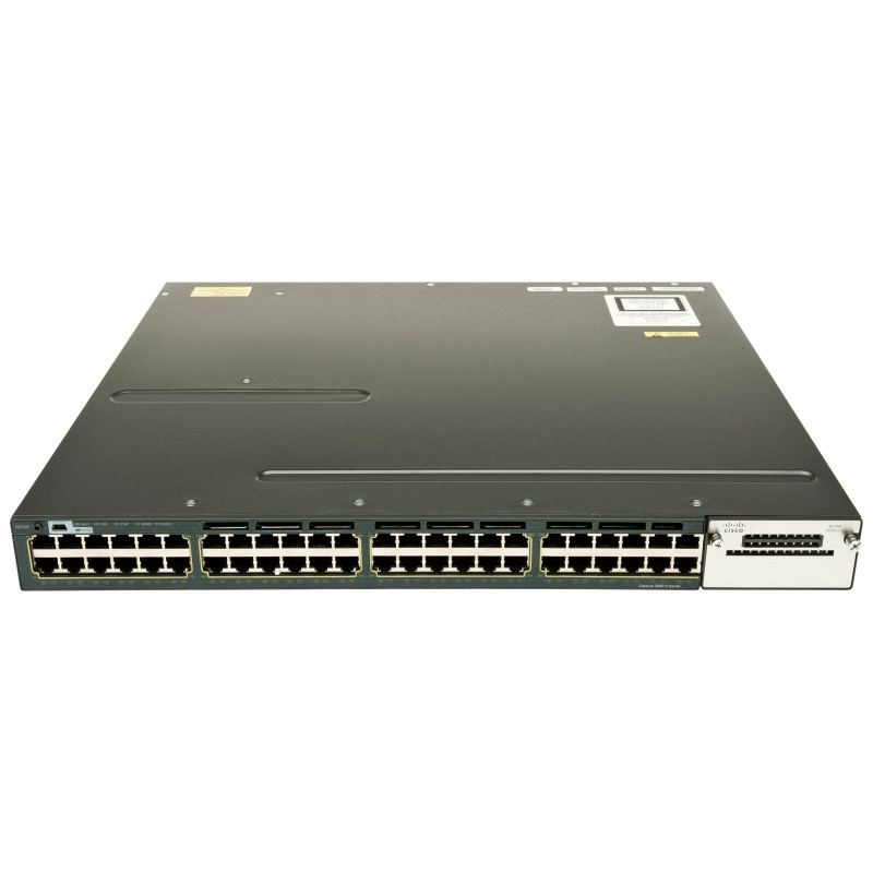 Коммутатор Cisco WS-C3560X-48PF-L (48 портов, PoE, LAN Base)