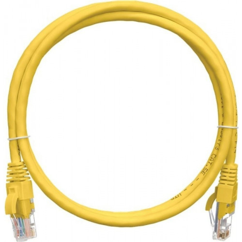 Коммутационный шнур NIKOMAX NMC-PC4UD55B-015-C-YL (U/UTP 4 пары, Cat.5e, 1.5м, желтый)