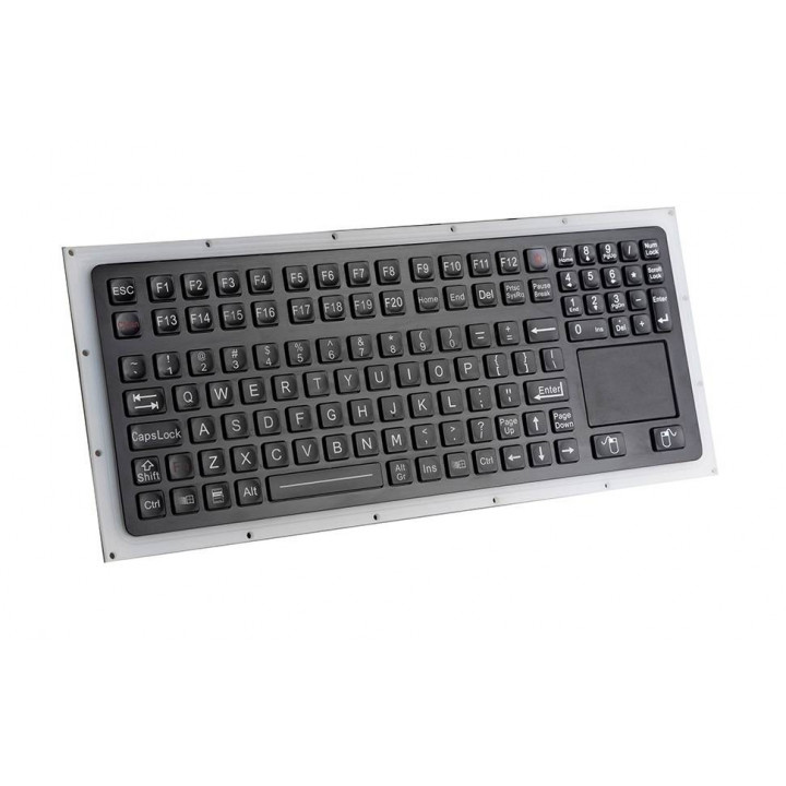 Промышленная клавиатура Key Technology K-TEK-M360TP-KP-FN-BT-DWP-US/RU-USB (встраиваемая, русифицированная, IP65, 116 клавиш, тачпад, USB)