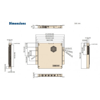 Компактный встраиваемый компьютер Advantech DS-082GB-T4A1E