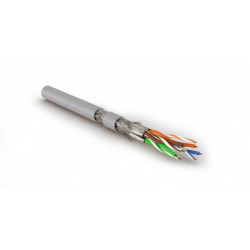 Кабель Hyperline SFTP4-C8.1-S23-IN-LSZH-GY-500