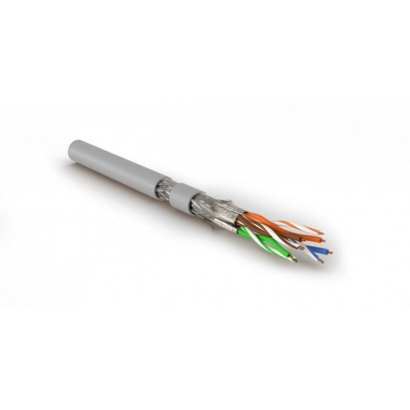 Кабель Hyperline SFTP4-C8.1-S23-IN-LSZH-GY-500