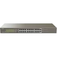 Коммутатор неуправляемый PoE Tenda TEG1124P-24-250W