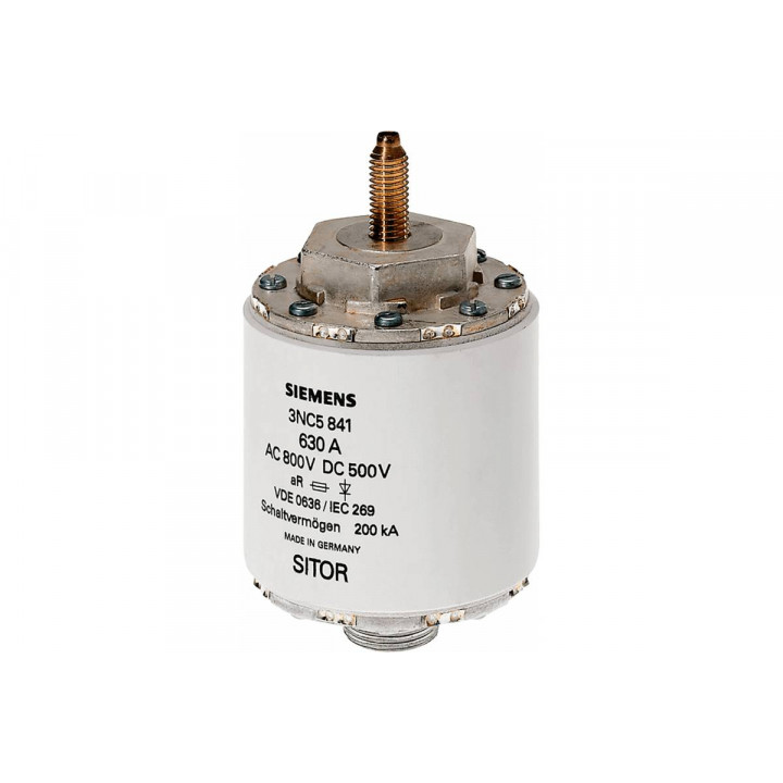 Плавкая вставка Siemens 3NC5841 (SITOR, 630A, AC 800V, для химической промышленности) Плавкая вставка Siemens 3NC5841 (SITOR, 630A, AC 800V, для химической промышленности)