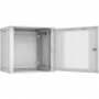 Шкаф TLK TWI-126045-R-P-GY (настенный разборный, 19", 12U, перфорированная дверь, Ш600хВ569хГ450мм, серый)