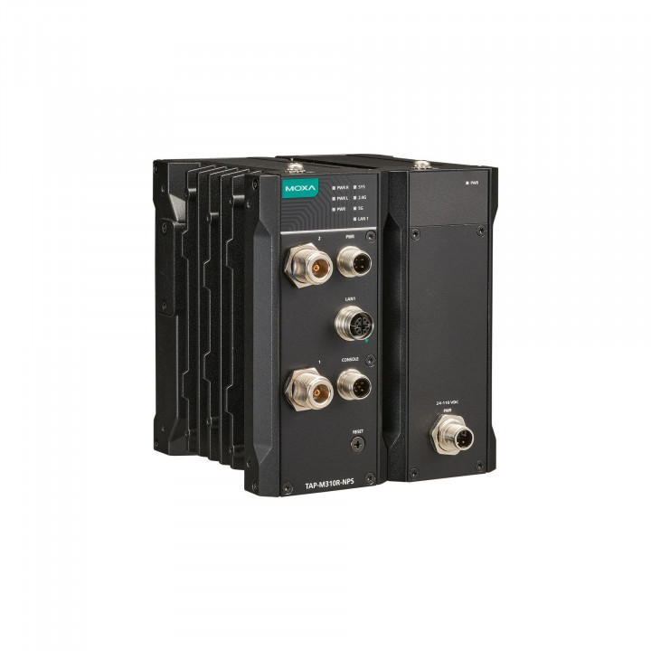 Точка доступа MOXA TAP-M310R-NPS-1P1R-EU-CT-T (Wi-Fi 6, для подвижного состава, 24-110В, -40..75°C) Точка доступа MOXA TAP-M310R-NPS-1P1R-EU-CT-T (Wi-Fi 6, для подвижного состава, 24-110В, -40..75°C)