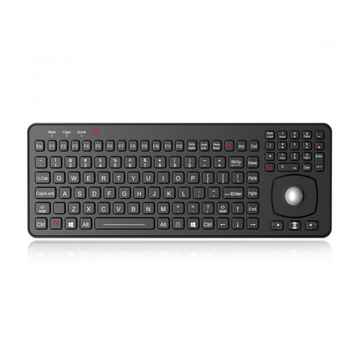 Промышленная клавиатура Key Technology K-TEK-M366-OTB-KP-FN-BL-DT-US-USB (настольная, силиконовая, IP68, 111 клавиш, трекбол, USB) Промышленная клавиатура Key Technology K-TEK-M366-OTB-KP-FN-BL-DT-US-USB (настольная, силиконовая, IP68, 111 клавиш, трекбол, USB)