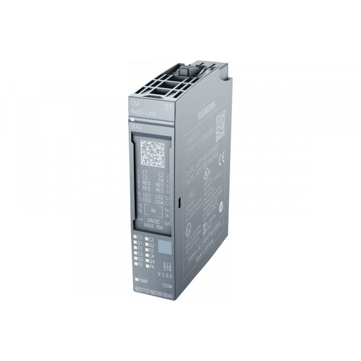 Коммуникационный модуль Siemens 6ES7137-6BD00-0BA0 (CM 4x IO-Link Master V1.1) Коммуникационный модуль Siemens 6ES7137-6BD00-0BA0 (CM 4x IO-Link Master V1.1)